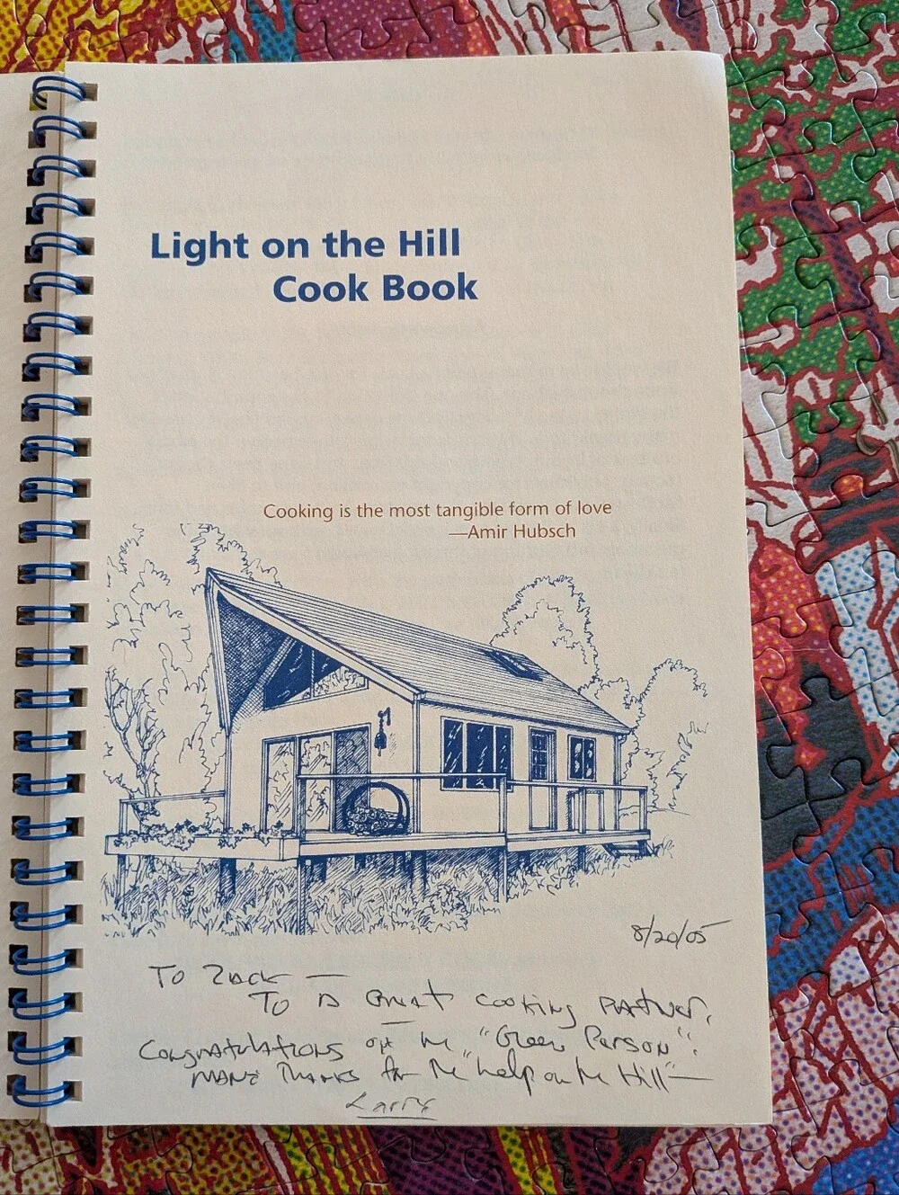 Light On The Hill Cook Book
